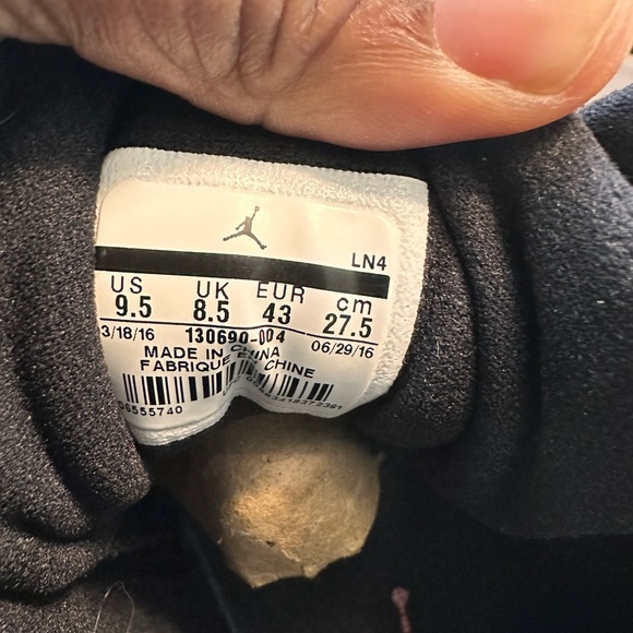 Air Jordan 12 Retro Nylon Men’s Size 9.5 - Picture 8 of 14